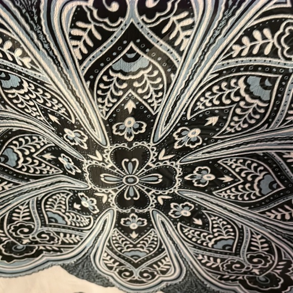 NWOT womens chapter one brand long sleeve blouse. Size small. Sheer fabric. - Picture 4 of 5